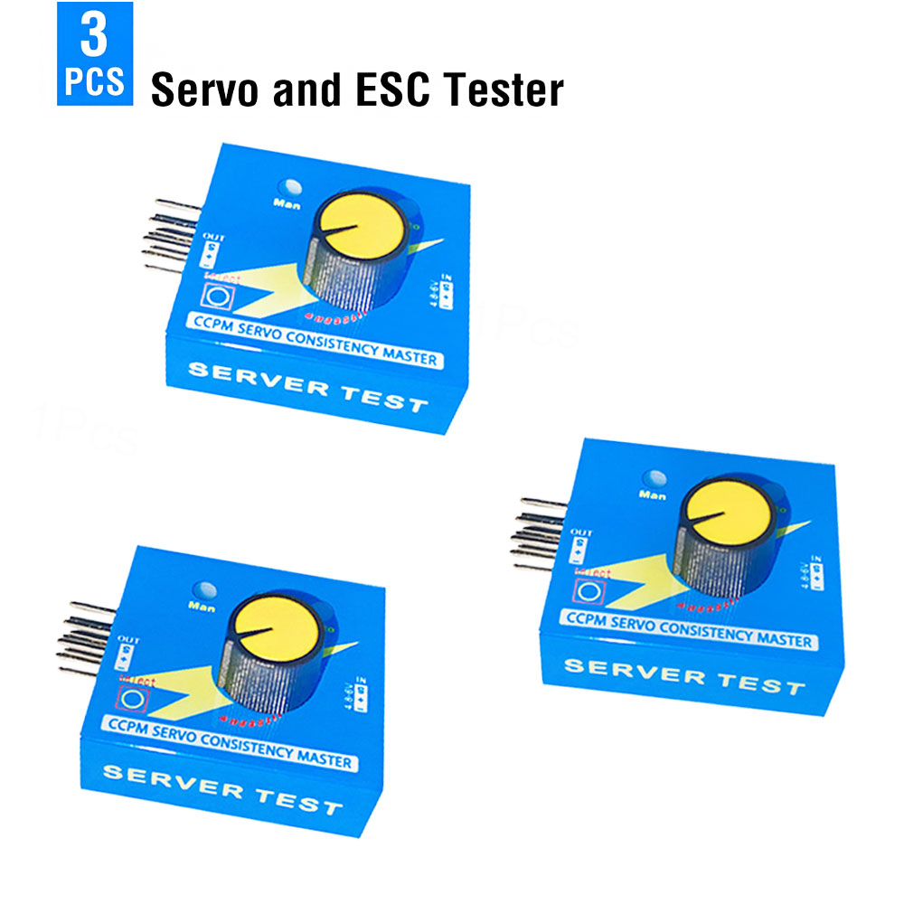 AliExpress Servo Tester RC 3CH Digital Multi ESC Consistency Speed Controller Checker Adjustment Steering Gear CCPM for RC Helicopter Car