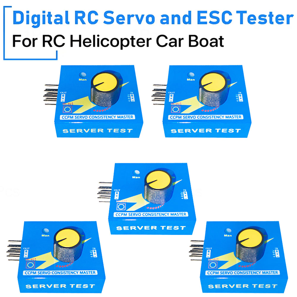 AliExpress Servo Tester RC 3CH Digital Multi ESC Consistency Speed Controller Checker Adjustment Steering Gear CCPM for RC Helicopter Car, view 2