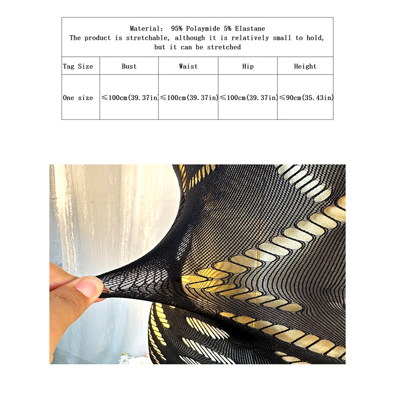 AliExpress Sexy Cover Up Hollow Out Fishnet Dress without Bikini Summer Holiday DSH602, view 5