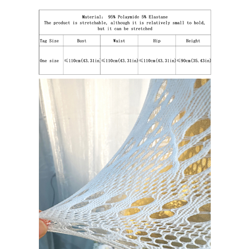 AliExpress Sexy Cover Up Hollow Out Fishnet Dress without Bikini Summer Holiday DSH698, view 5