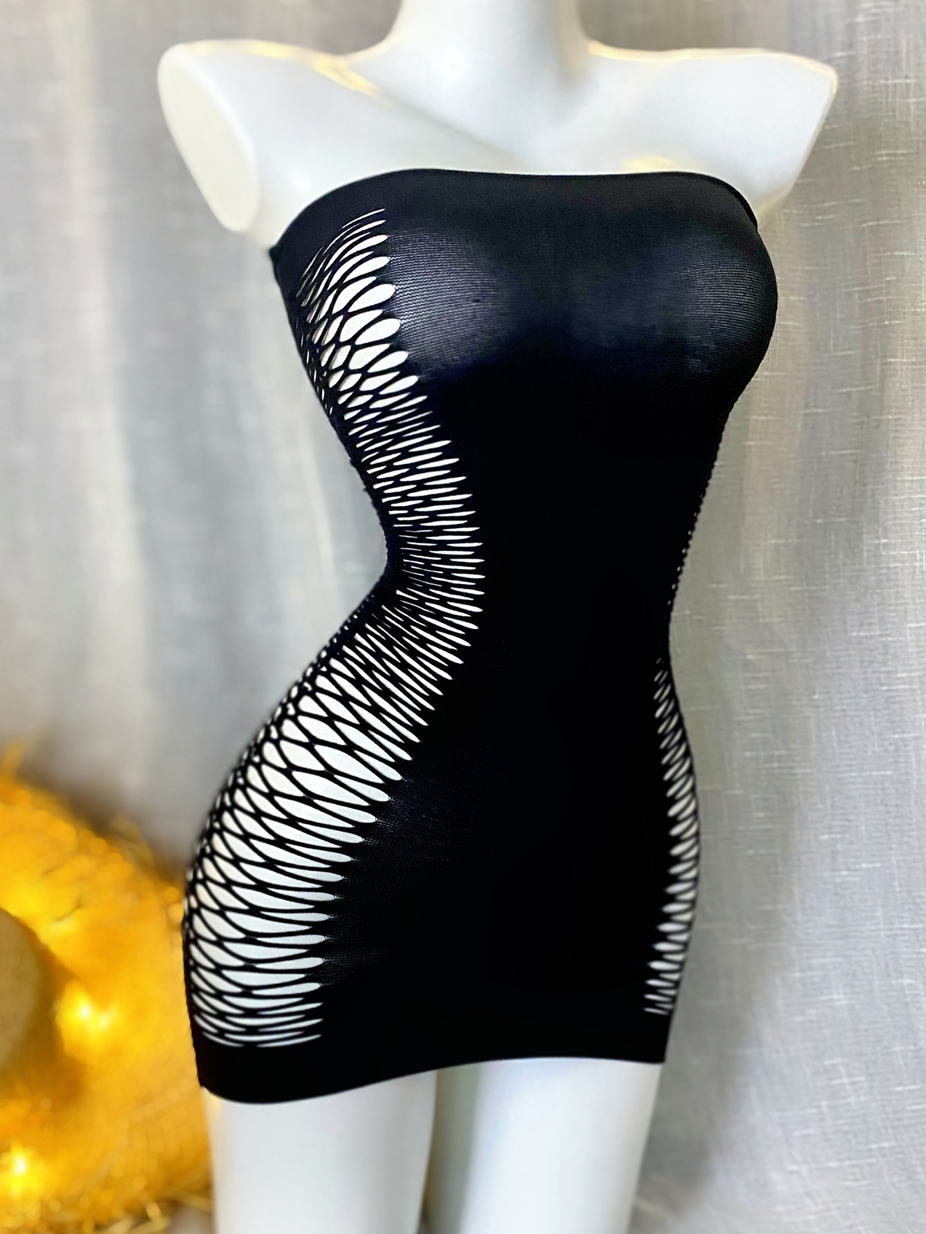 AliExpress Sexy Fishnet Beach Cover Up Dress, Sheer Crochet Bikini Cover Up for Summer Vacation