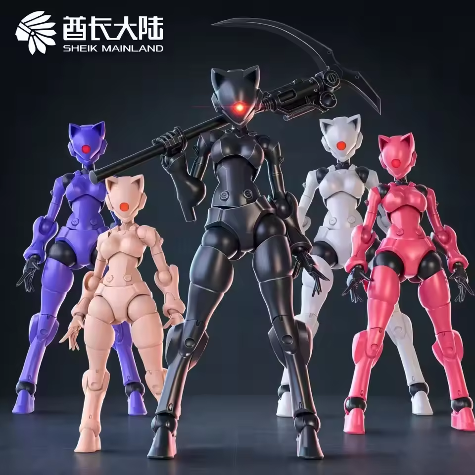AliExpress SHEIK MAINLAND 3MIN PROJECT A Swift Female Mutant 3.75 inch Super Movable High Detail Action Figure DIY Assembly 1pc No Box, view 2