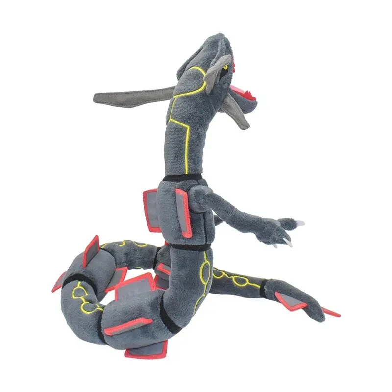 AliExpress Shiny Rayquaza Plush Toys Stuffed Animal Game for Collectible Gift,Soft Plushies,Cute Cartoon Character Black 12 Inch, view 3