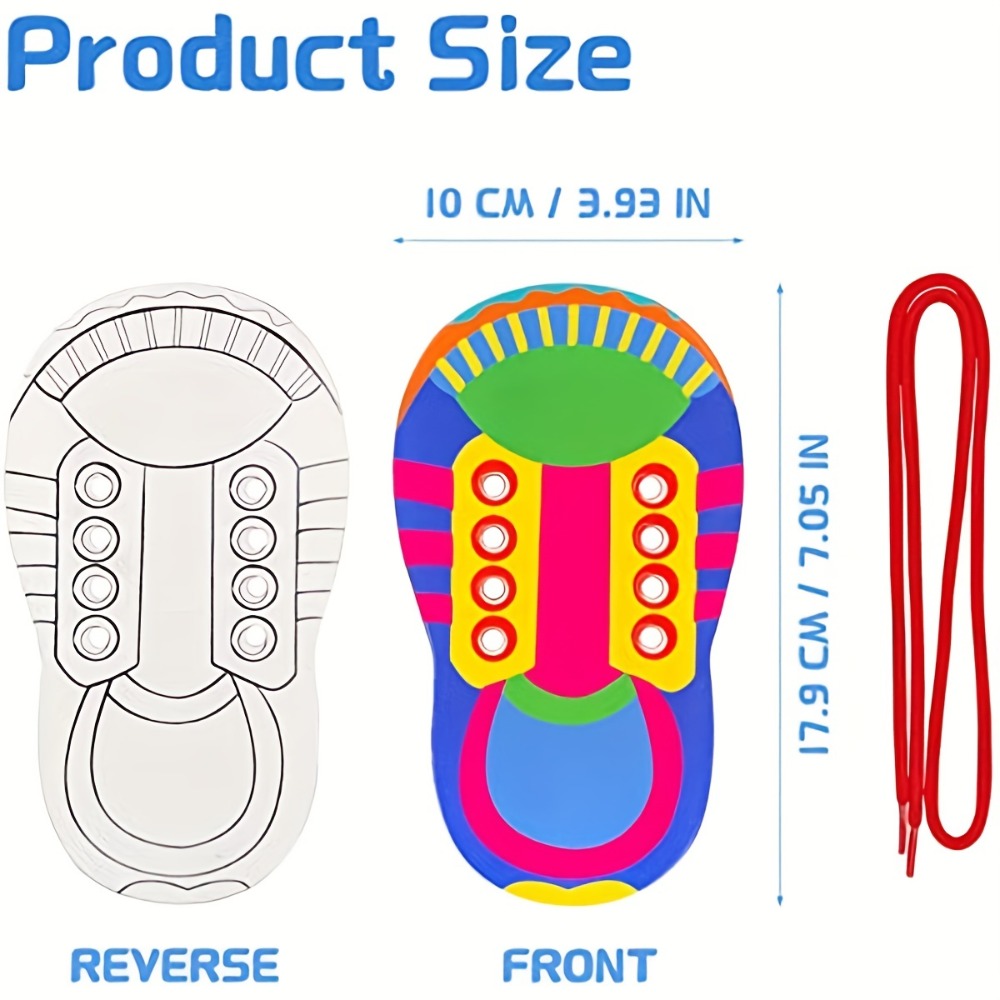 AliExpress Shoelace Threading Teaching Toys Learn to Tie Shoelaces Toy Kids Toddlers Fine Motor Skills Toy Early Educational Toys Boys Girl, view 2