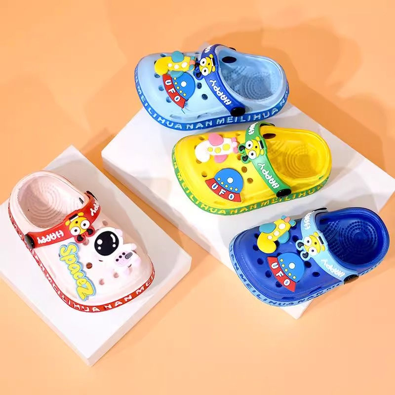 AliExpress Shoes  Children's  Cartoon Baby Soft-Soled Sandals – Ultra-Light Anti-Slip Infant Closed-Toe Sandals for Boys & Girls Beach, view 4