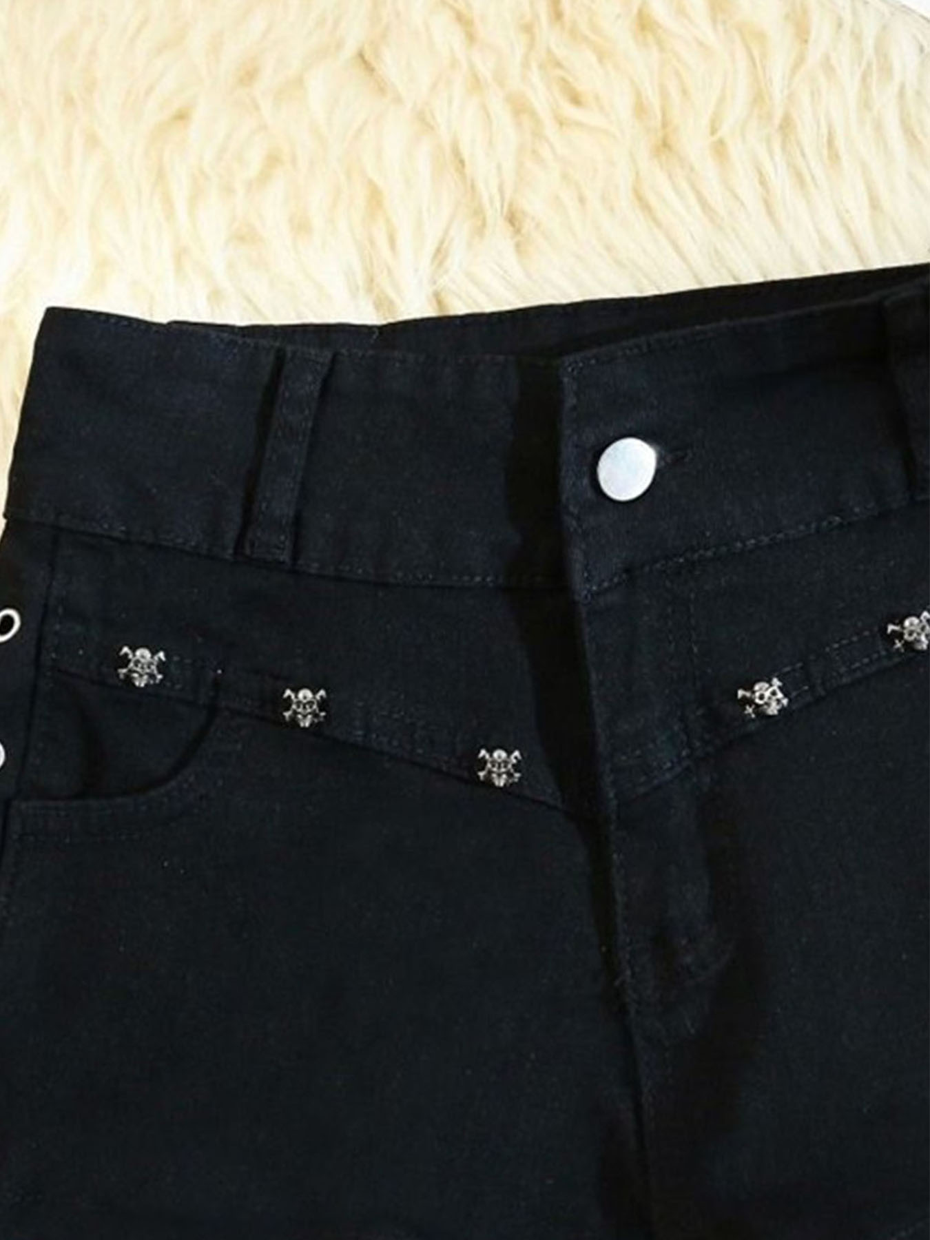 AliExpress Shorts Women Skinny Creativity Lace-up Popular Streetwear Daily Personality Students Holiday Fashion Sexy American Retro Leisure, view 3