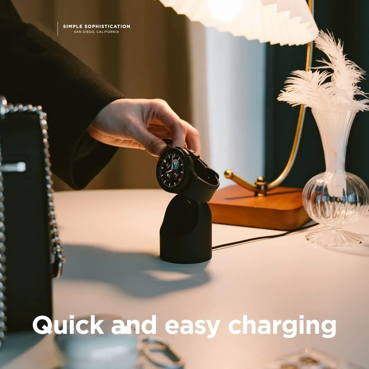AliExpress Silicone Charging Stand for Samsung Galaxy Watch, view 6