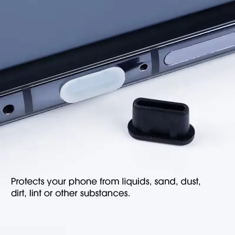 AliExpress Silicone Dust Plugs Type C Charging Port Protector Stopper Cap Cover for Iphone 16 15 Pro Max 16 15 Plus Samsung Anti-Dust Plug, view 2