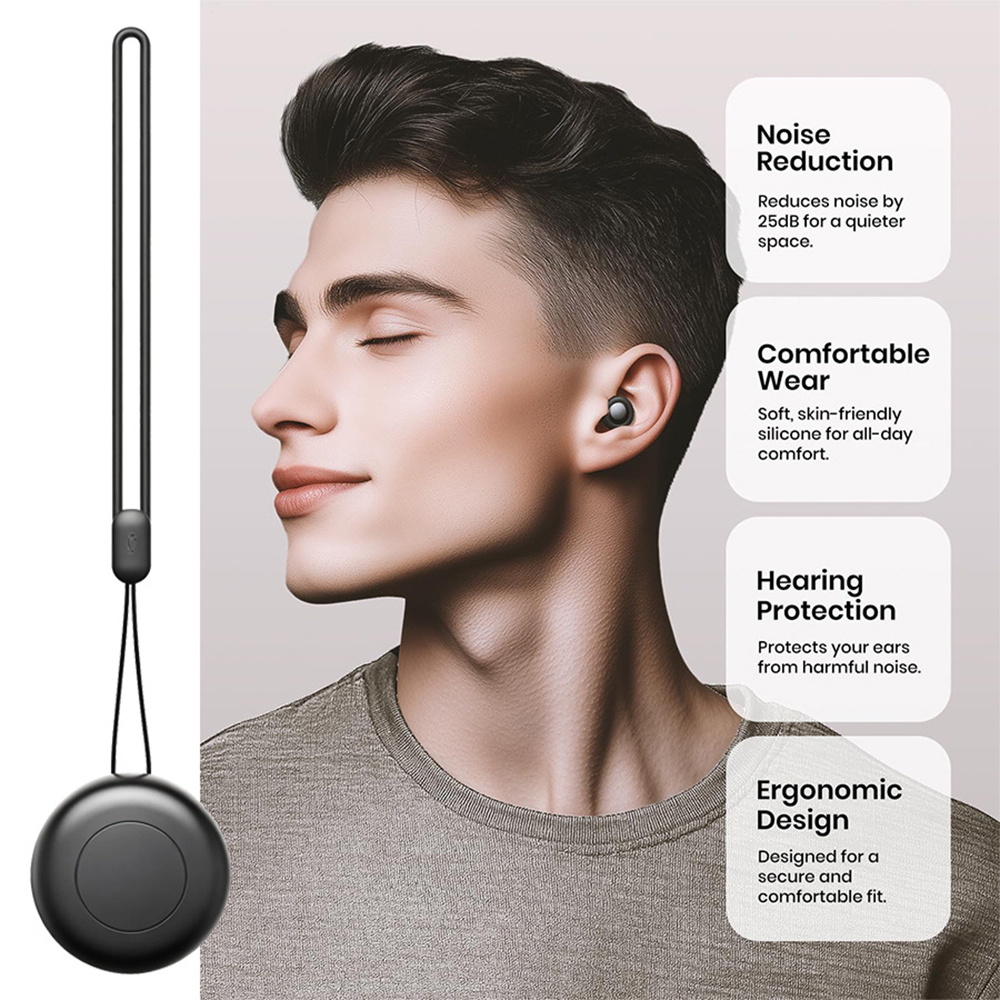 AliExpress Reusable Silicone Sleeping Earplugs (25dB), view 4