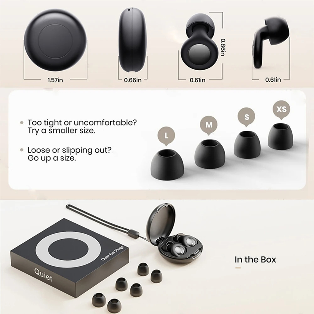 AliExpress Reusable 25dB Silicone Sleep Earplugs, view 3