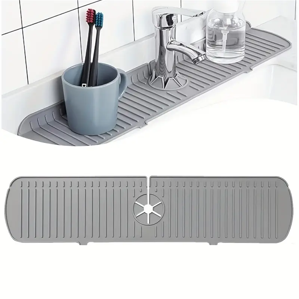 AliExpress Silicone Faucet Splash Catcher Mat, view 4