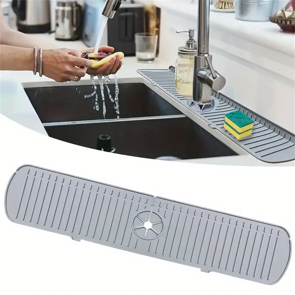 AliExpress Silicone Faucet Splash Catcher Mat, view 6