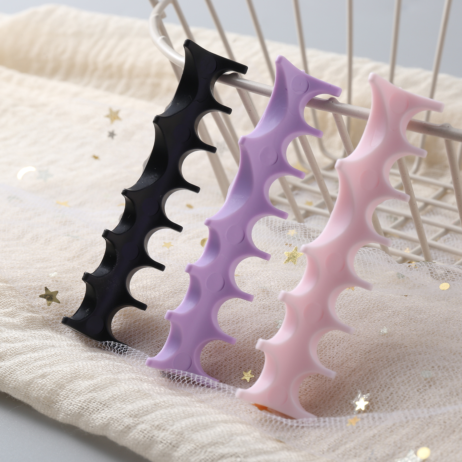 AliExpress Silicone Fishbone Nail Art Brush Holder, view 2