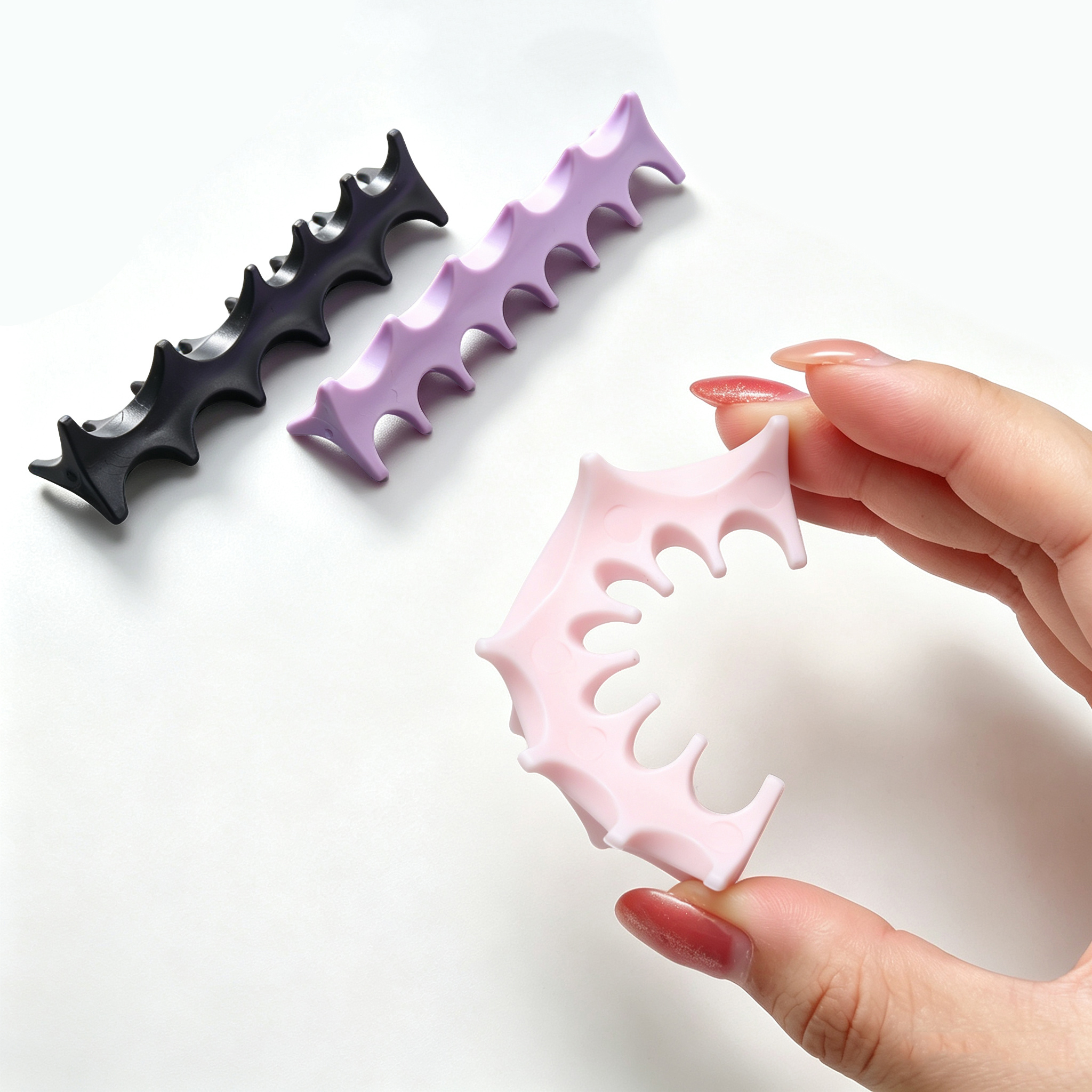 AliExpress Silicone Fishbone Nail Art Brush Holder, view 4
