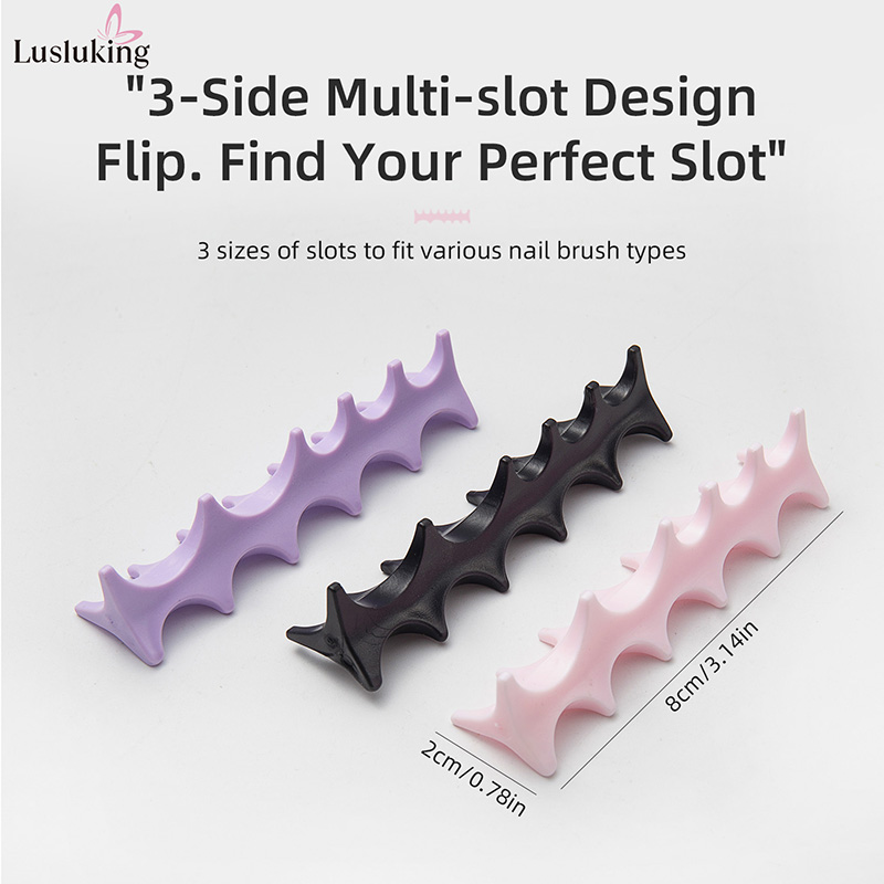 AliExpress Silicone Fishbone Nail Art Brush Holder, view 6