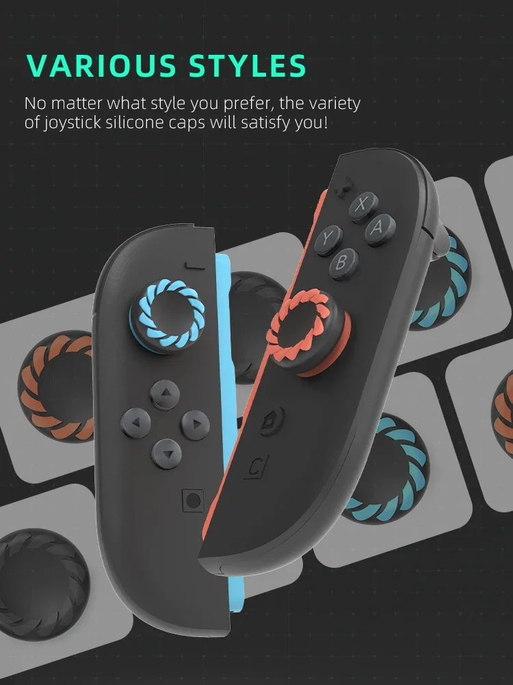 AliExpress Silicone Grip Cover for Switch 2 Game Controllers, Thumb Stick Protector Accessories, view 4