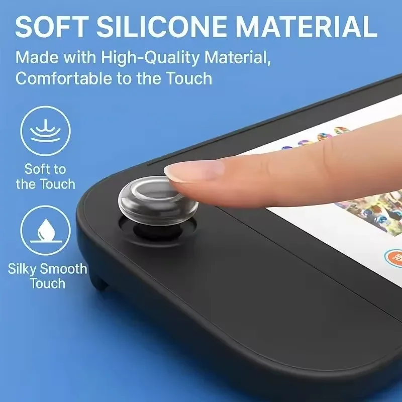 AliExpress Silicone Joystick Thumb Stick Grip Cover for Nintend Switch 2 NS2 Gamepad Joysticks Protectors Anti Slip Caps For Switch2, view 5
