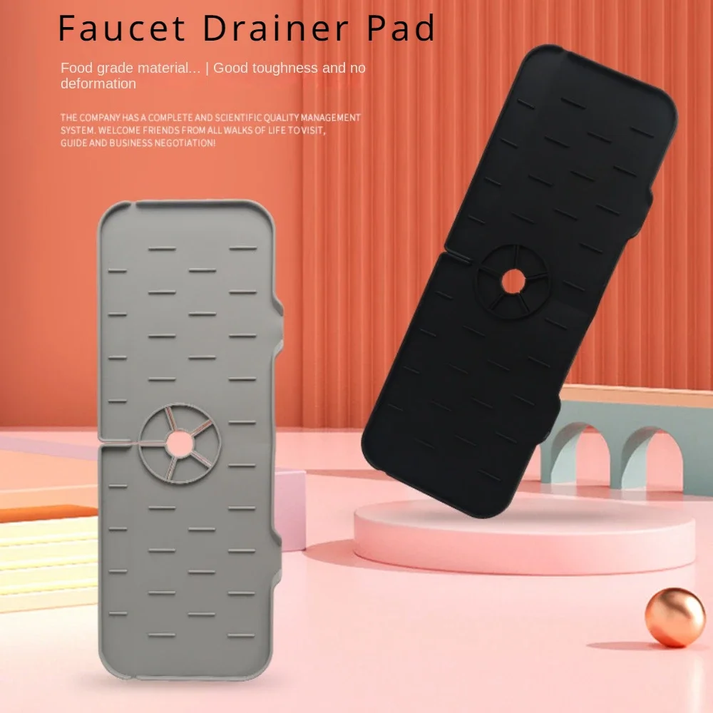 AliExpress Silicone Faucet Mat and Sponge Rack Splash Guard, view 3