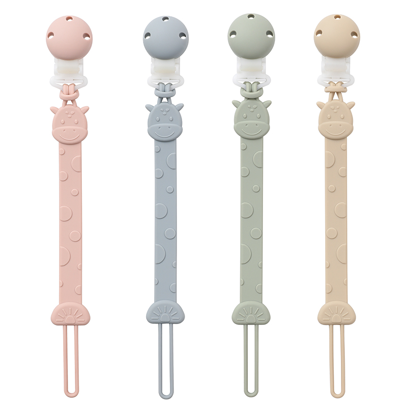 AliExpress Silicone Pacifier Clips, BPA Free One-Piece Design Pacifier Holder for Baby Boy and Girl 3 Month+, Baby Accessories