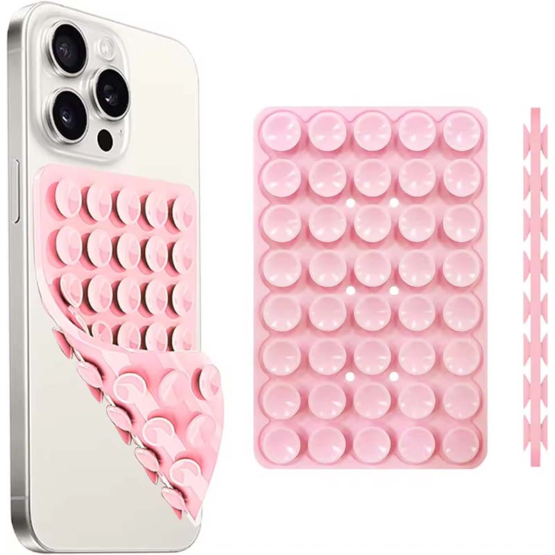AliExpress Silicone Suction Cup Phone Stand with Strong Double-Sided No-Hand Grip, Video Fixing Pad, Silicone Rubber Suction, Silicone Case