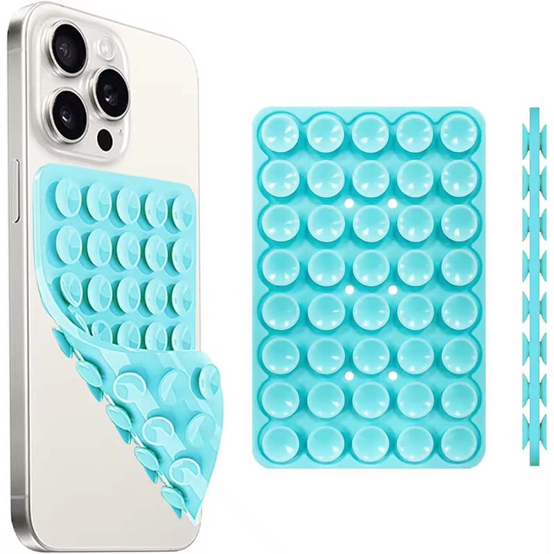 AliExpress Silicone Suction Cup Phone Stand with Strong Double-Sided No-Hand Grip, Video Fixing Pad, Silicone Rubber Suction, Silicone Case, view 5