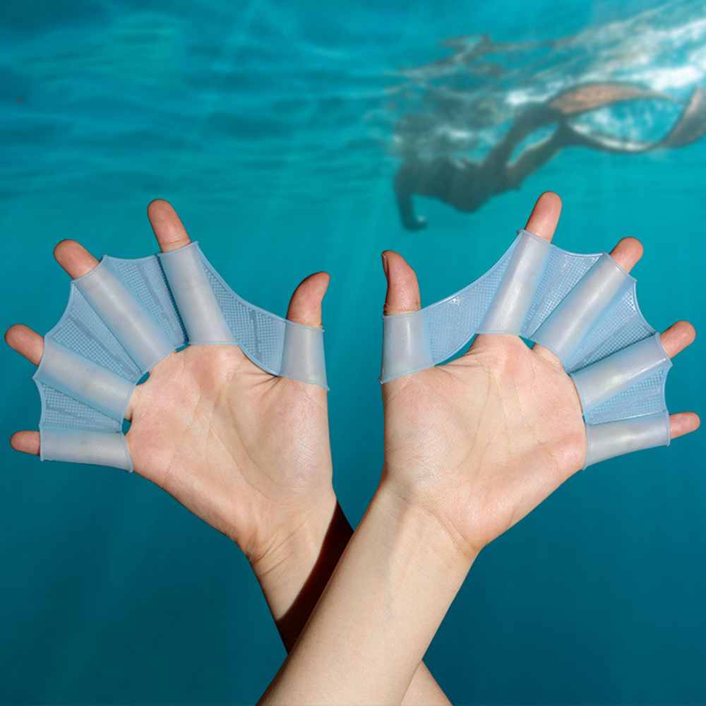 AliExpress Silicone Webbed Swim Training Hand Paddles