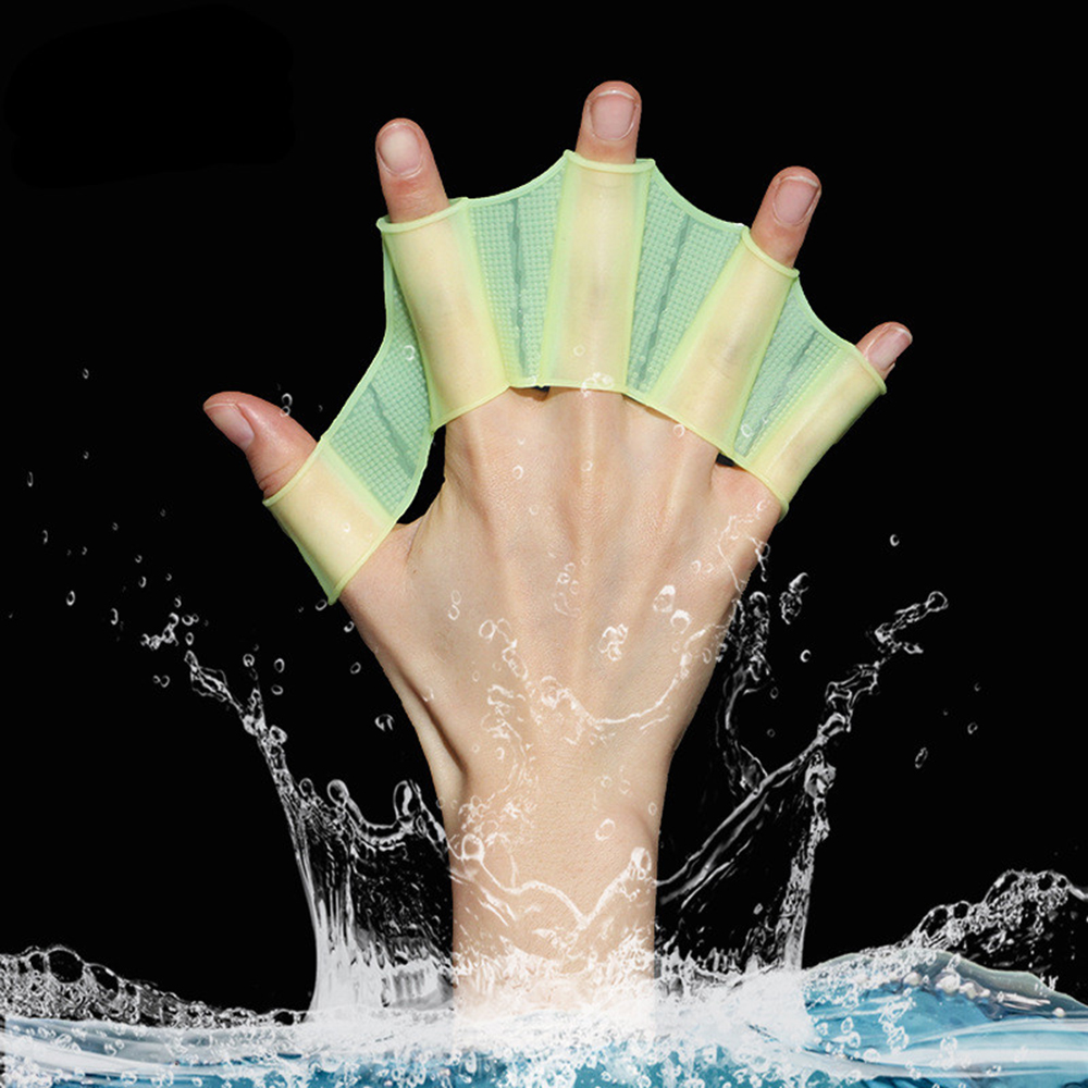AliExpress Silicone Webbed Swim Training Hand Paddles, view 3