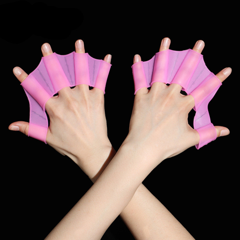 AliExpress Silicone Webbed Swim Training Hand Paddles, view 5