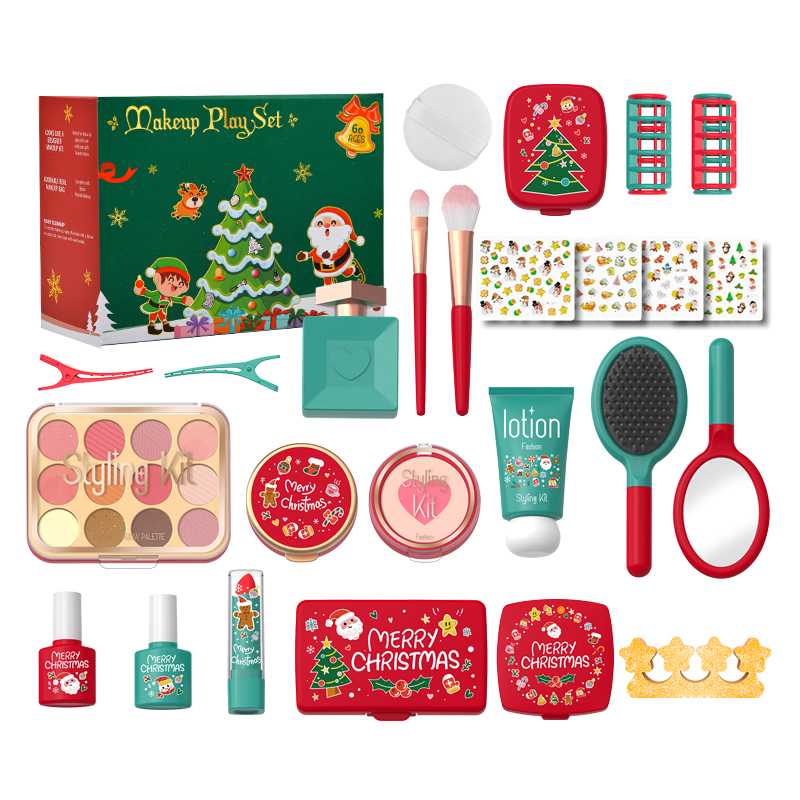 AliExpress Simulation Cosmetics Set Kids Play House Toys Make up Lipstick Nail Paint Educational Toys Pretend Girls Game Christmas Gift, view 2