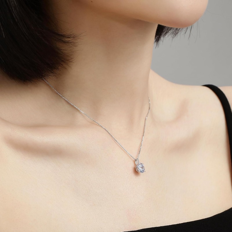 AliExpress Cubic Zirconia Pendant Necklace for Women, view 6