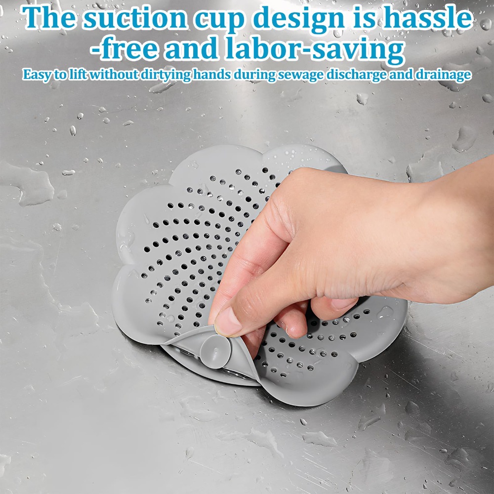 AliExpress Silicone Shower Drain Hair Catcher, view 5