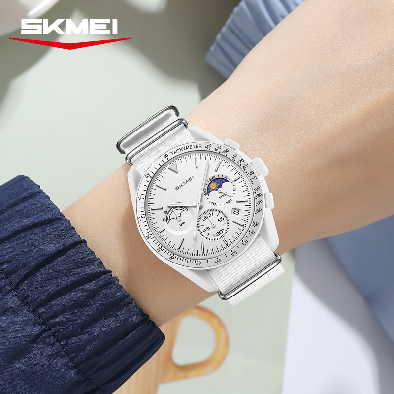 AliExpress SKMEI 9392 Quartz Chronograph Watch with Nylon Strap, view 2