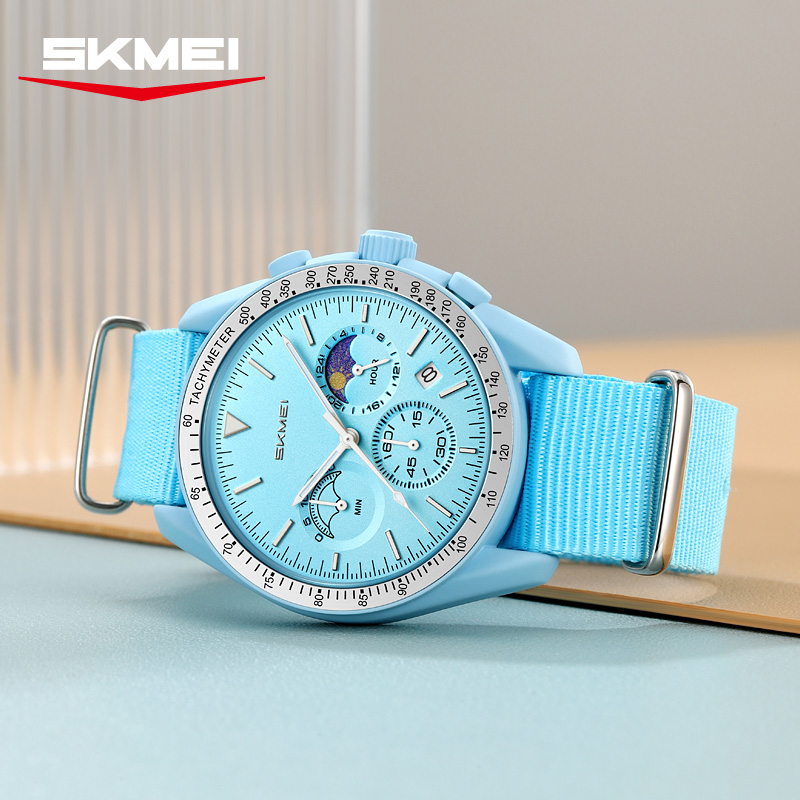 AliExpress SKMEI 9392 Quartz Chronograph Watch with Nylon Strap, view 3