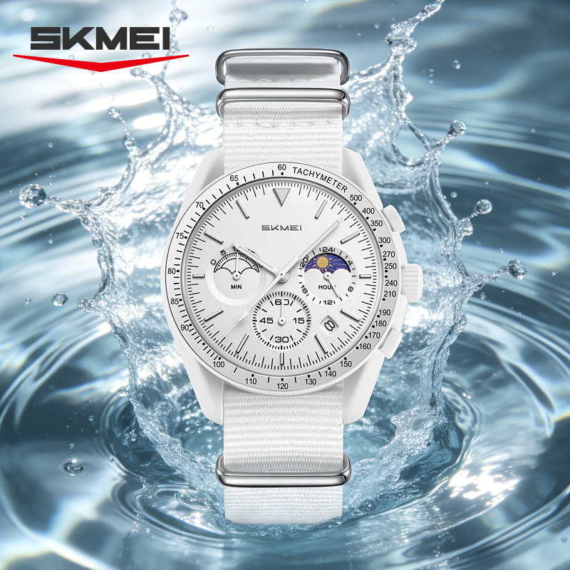 AliExpress SKMEI 9392 Quartz Chronograph Watch with Nylon Strap, view 4