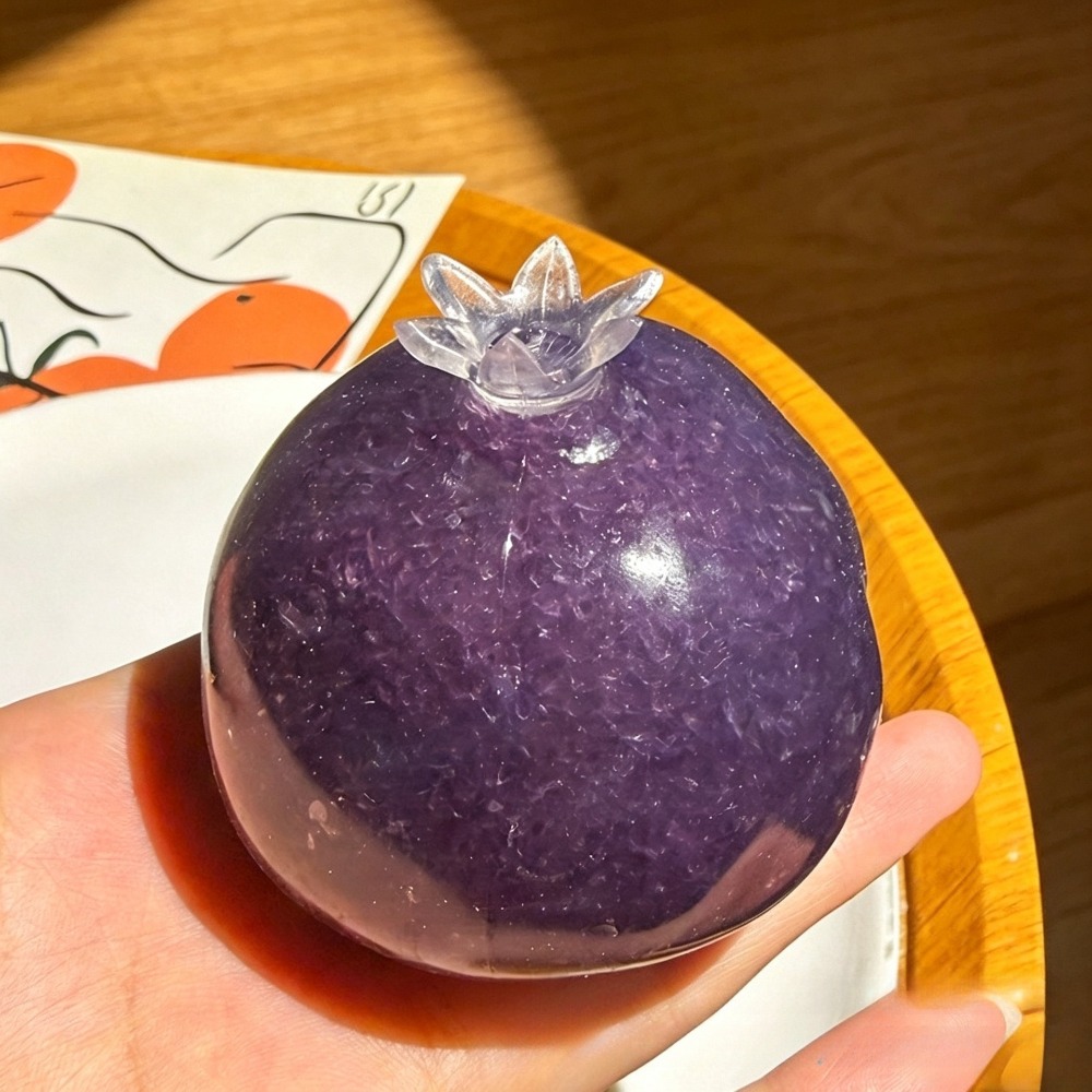 AliExpress Slushy Green Blueberry Stress Ball Snow Rustling Sound Moldable Non-Bouncy Grip Trainer Anxiety Relief Fidget Toy Gift