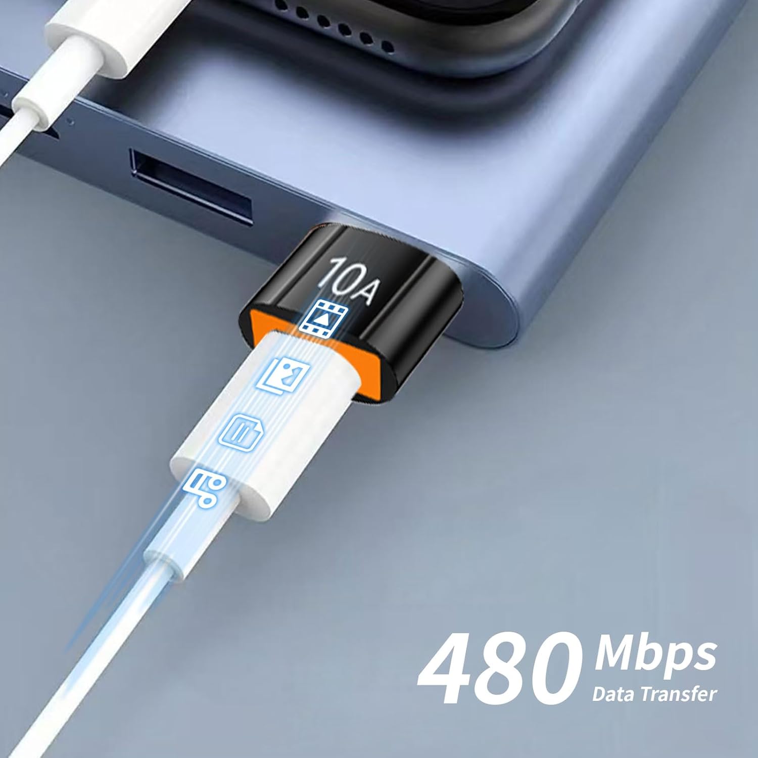 AliExpress Mini USB-A to USB-C Charging Adapters, view 4