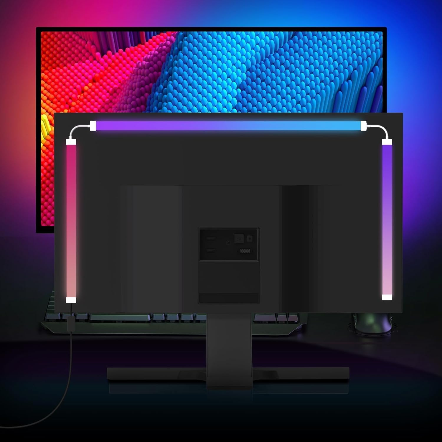 AliExpress PC Monitor Ambient RGB Backlight LED Strip Kit