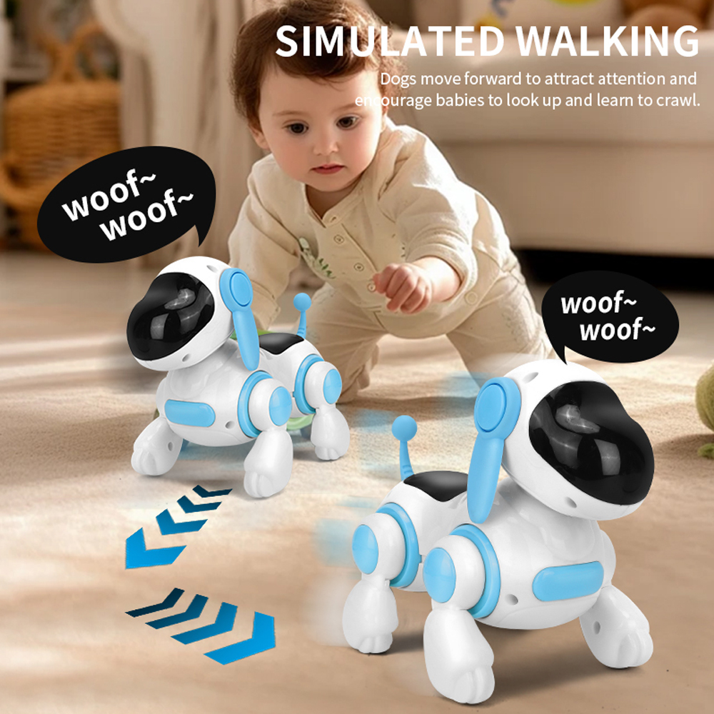 AliExpress Smart Interactive Robotic Dog,Simulated Walking, Light, Sound, Music, Children's Educational Crawling, Singing And Interactive f