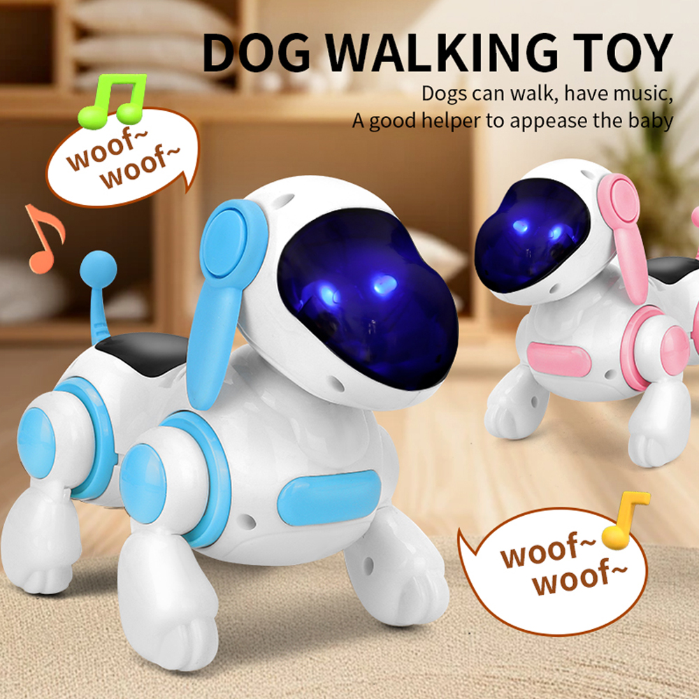 AliExpress Smart Interactive Robotic Dog,Simulated Walking, Light, Sound, Music, Children's Educational Crawling, Singing And Interactive f, view 4