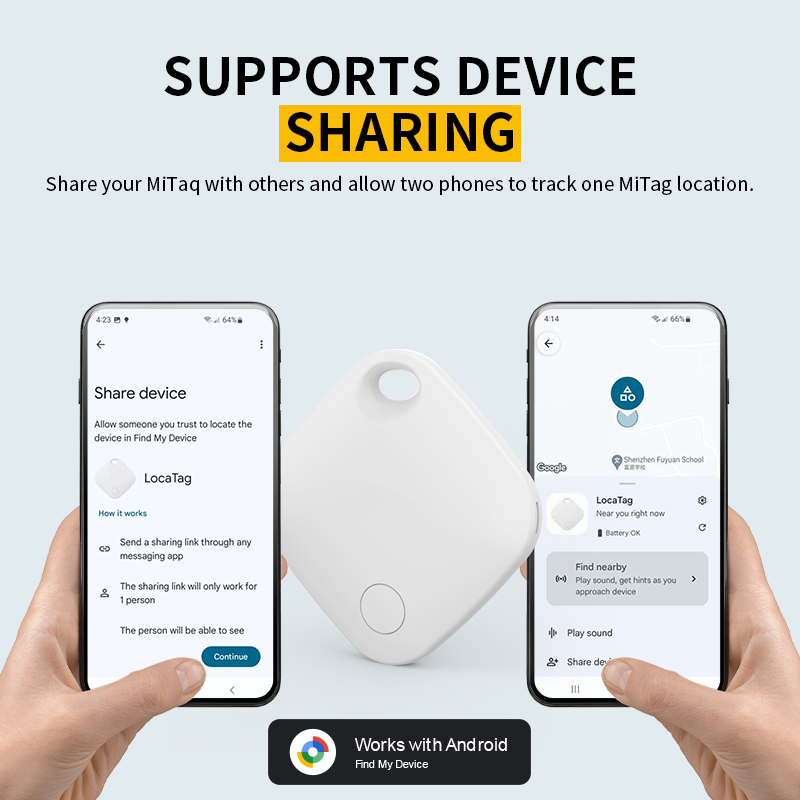 AliExpress Smart Location Tracker for Android Devices Tag Work With Google Find Hub App Positioning Key Finder for Xiaomi Samsung Motorola, view 4