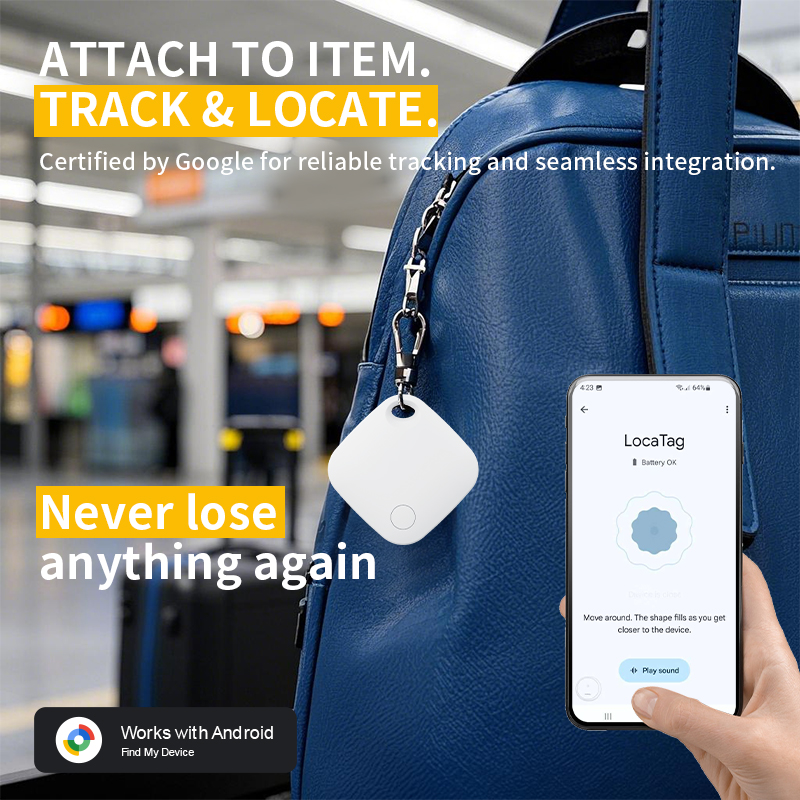 AliExpress Smart Location Tracker for Android Devices Tag Work With Google Find Hub App Positioning Key Finder for Xiaomi Samsung Motorola, view 5