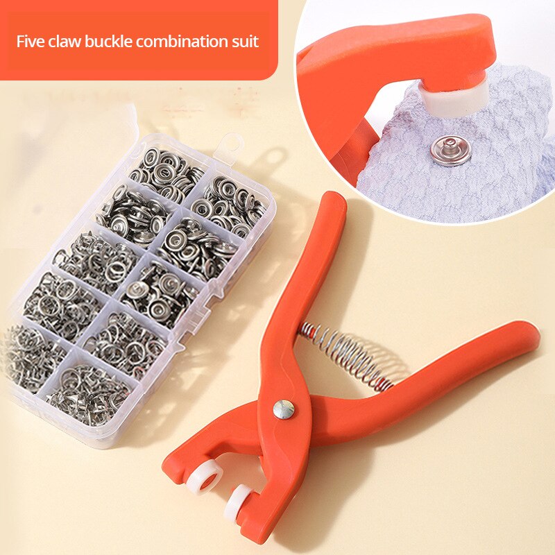 AliExpress Snap Button Kit With Hand Pressure Pliers 50pcs Snaps , Metal Snaps For Sewing, Sewing Snaps For DIY Crafts Clothes Hats