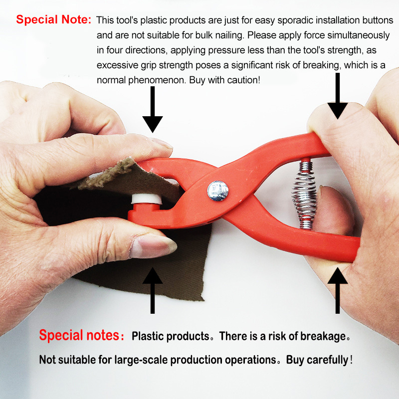 AliExpress Snap Button Kit With Hand Pressure Pliers 50pcs Snaps , Metal Snaps For Sewing, Sewing Snaps For DIY Crafts Clothes Hats, view 4