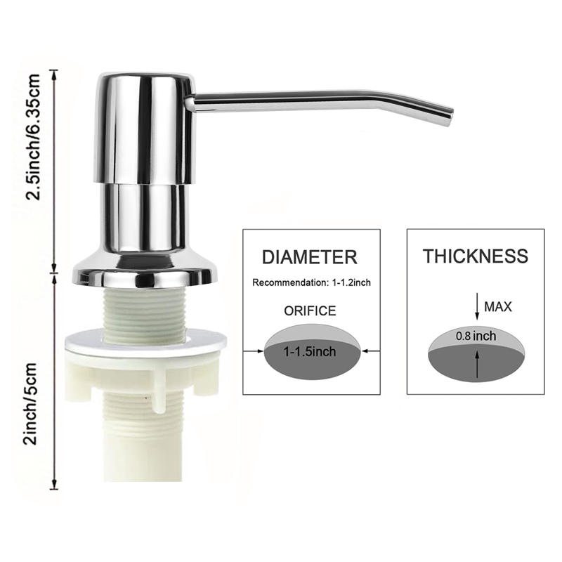AliExpress Under-Sink Soap Dispenser Pump with Extension Tube, view 3