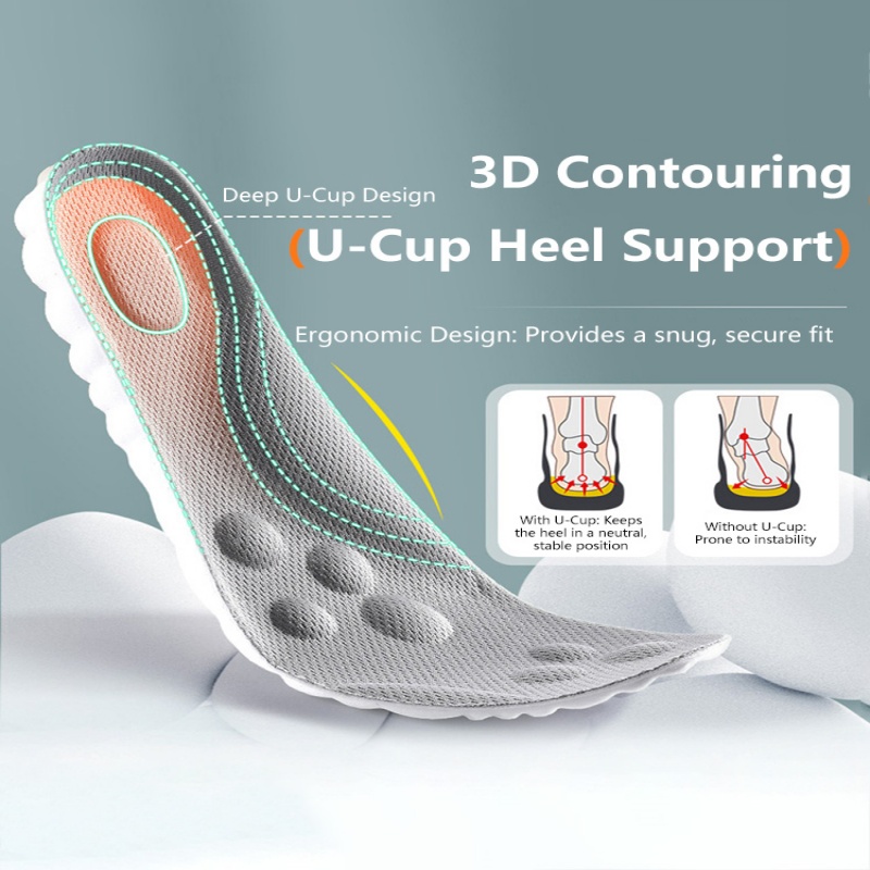 AliExpress 4D Cloud PU Cushioning Running Insoles, view 2