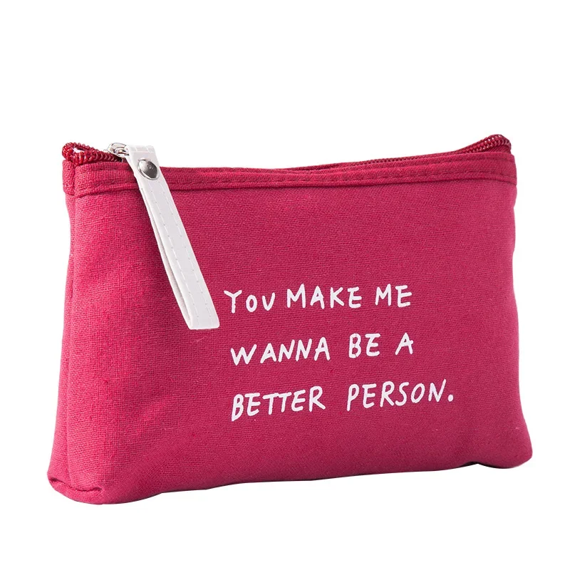 AliExpress Soft Canvas Dot Print Cosmetic Bag, view 5