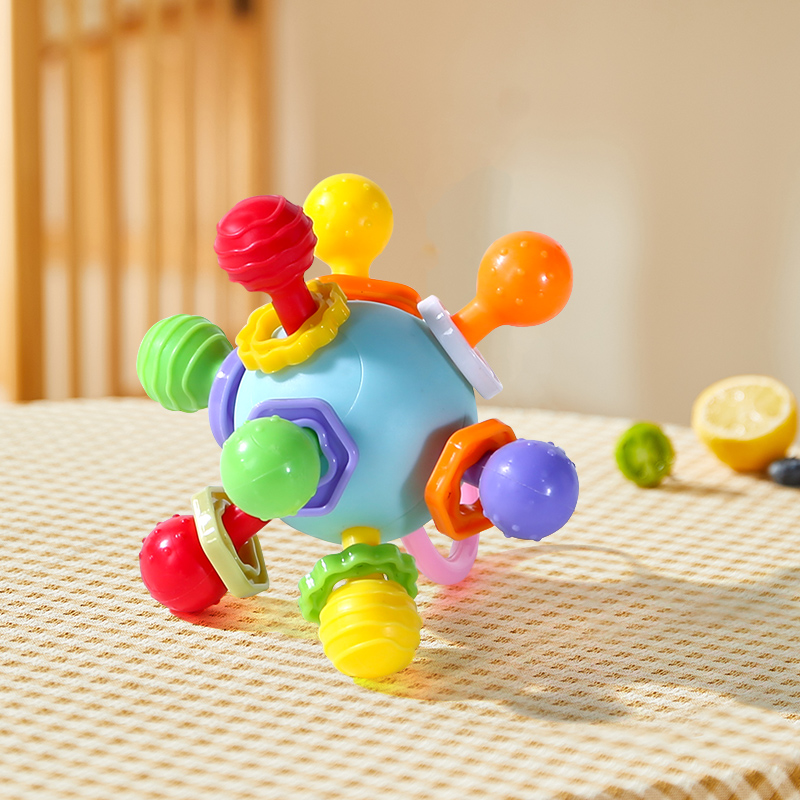 AliExpress Soft Hand Grasping Ball Baby Toy Xingdun Ball Birthday Gift for 0-3 Year Old Babies, view 3