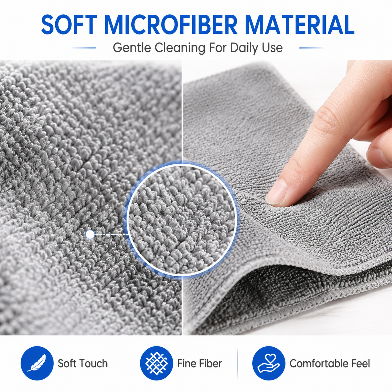 AliExpress Lint-Free Microfiber Cleaning Cloths
