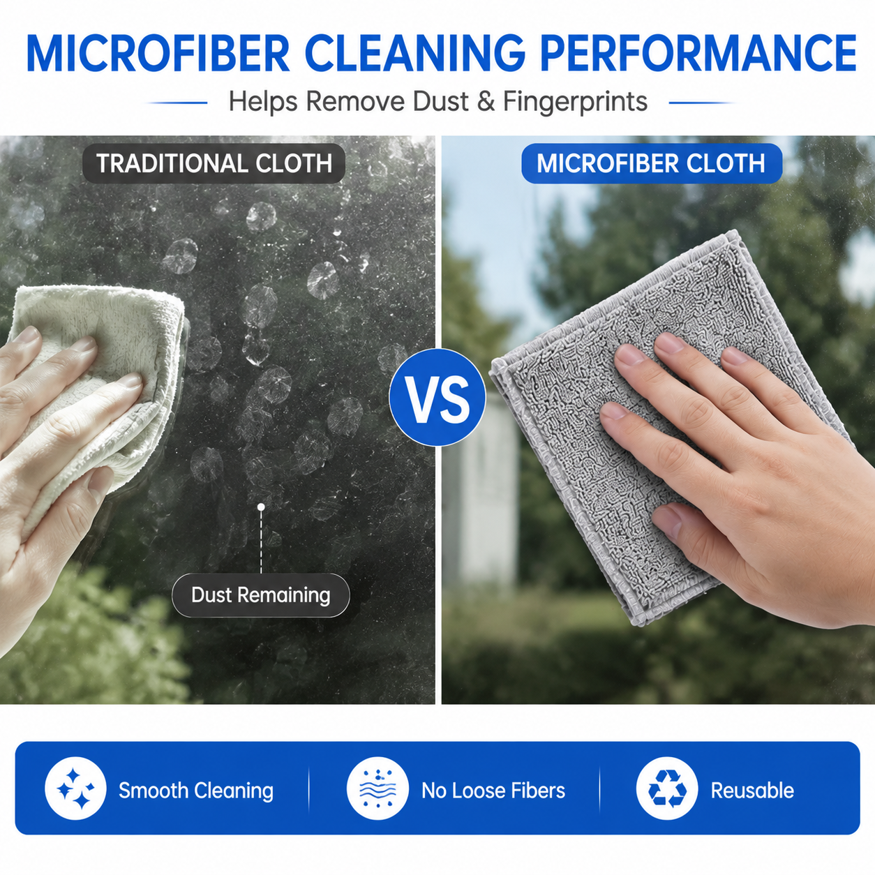 AliExpress Lint-Free Microfiber Cleaning Cloths, view 3