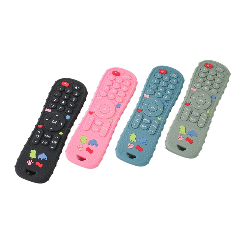 AliExpress Soft Silicone Teether in Remote Control Shape Ideal Soft Teething Toy for Babies Perfect Children's Holiday Gift, view 2